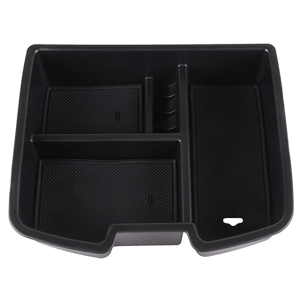 SCITOO Console Organizer Tray for 2007-2014 Chevy Suburban & GMC Sierra - Perfect Armrest Box Accessory Replacement