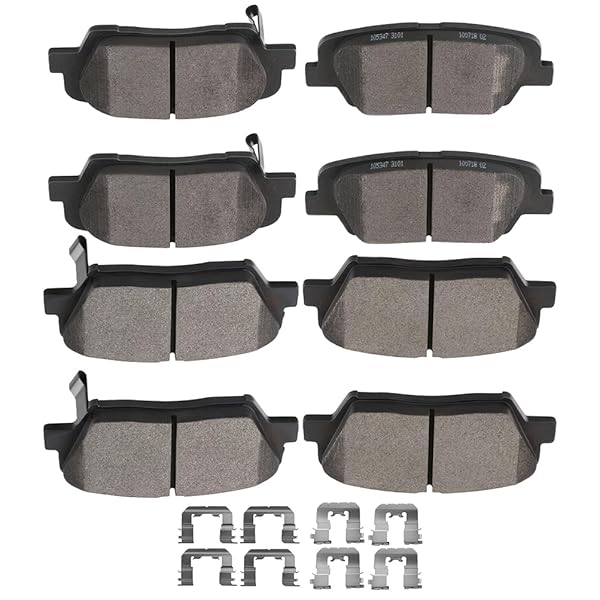 SCITOO SCITOO Ceramic Brake Pad Set for Hyundai Santa Fe & Kia Sorento (2010-2014) - Front & Rear Disc Replacement