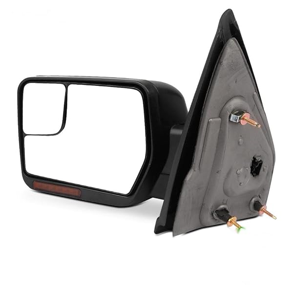 SCITOO Driver Side Mirror for 2004-2014 Ford F150 - Heated, Power, Turn Signal, Puddle Light, Manual Folding