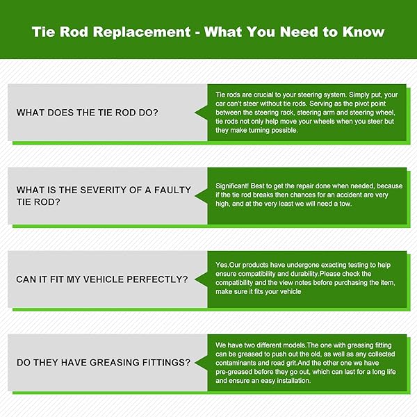 SCITOO ES800717 ES800718 Front Outer Tie Rod End Pack of 2 for Hyundai Sonata Kia Sportage Tucson Optima 2010-2015 - Image 5