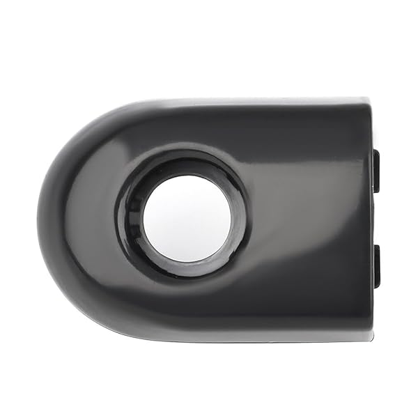 SCITOO Black Exterior Door Handle for 2007-2012 Nissan Versa Left Side Easy to Install Modern Design ABS 1.18x1.97 Inches