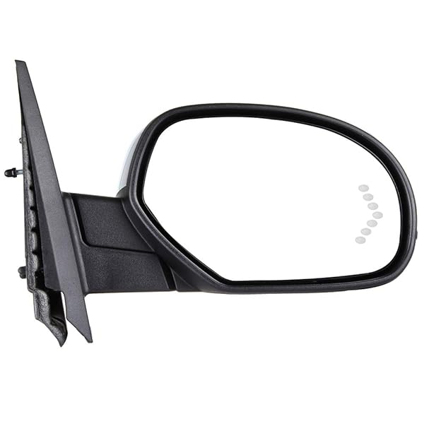 SCITOO Power Folding Heated Turn Signal Mirror for 2007-2013 Chevy Silverado & GMC Sierra - Chrome & Black Options - Image 2