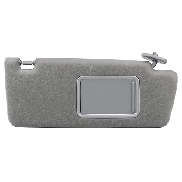 SCITOO Right Passenger Side Gray Sun Visor Assembly for Toyota Tacoma 2005 to 2014 Without Sunroof