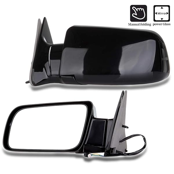 SCITOO Driver Side Mirror for 1992-1994 Chevy Blazer, 1999 Tahoe & GMC Jimmy - Power Adjustable Replacement 15764757 - Image 11