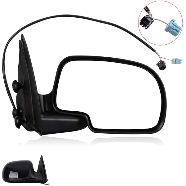 SCITOO Passenger Side Mirror for 2007-2013 Chevy Avalanche, Suburban & GMC Yukon - Power Heated, Black GM1321325 - Image 10