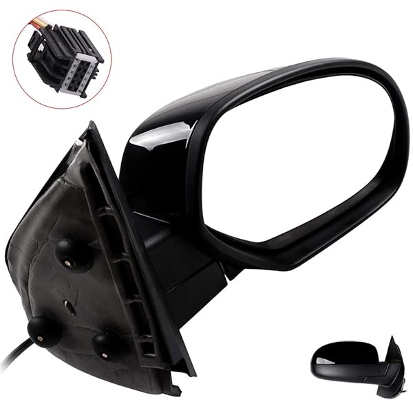 SCITOO Passenger Side Mirror for 2007-2013 Chevy Avalanche, Suburban & GMC Yukon - Power Heated, Black GM1321325 - Image 11