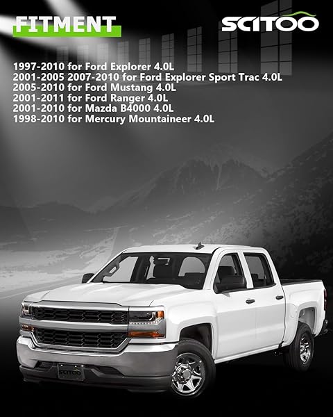 SCITOO Water Pump & Gasket for 1997-2010 Ford Explorer, Mustang, Ranger & Mazda B4000 - WP4028 Replacement - Image 3