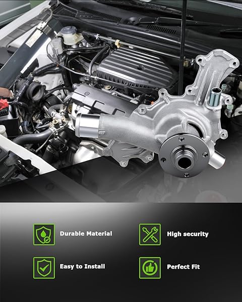 SCITOO Water Pump & Gasket for 1997-2010 Ford Explorer, Mustang, Ranger & Mazda B4000 - WP4028 Replacement - Image 6