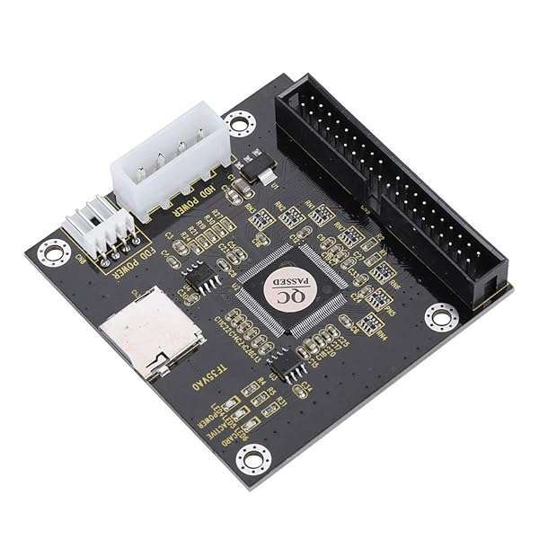SD/SDHC/SDXC to IDE 40Pin Adapter: Mute Power Connector for DOS, Linux & Windows Systems