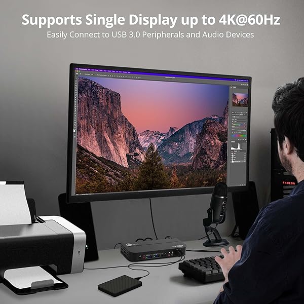 SIIG 2-Port 4K KVM Switch HDMI with Remote Control - USB 3.2, EDID Bypass, Windows & Mac Compatible - Image 7