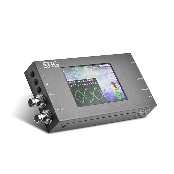 SIIG SDI to HDMI Converter with Scaler & Loop-Out - 1080p, Audio, ESD Protection, TAA Compliant