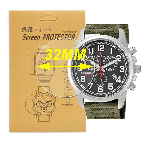 Buy SINO-SKY 3-Pcs Universal Round Smart Watch HD Screen Protector - Anti-Scratch, Anti-Fingerprint, Bubble Free (32mm)