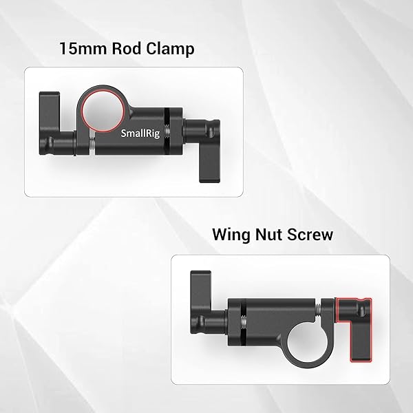 SMALLRIG 90 Degree 15mm Rod Clamp for Camera Camcorder Video Rigs Shoulder Mount Accessory 2069 - Image 3