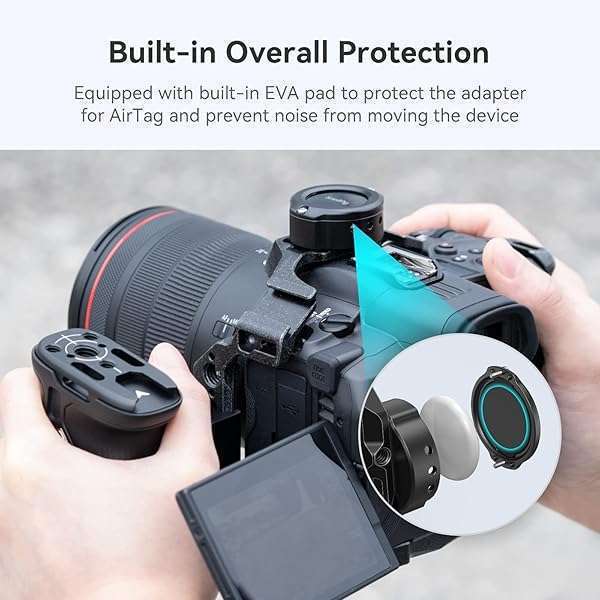 "SMALLRIG AirTag Camera Cage Adapter - Dual 1/4"-20 Mount for Camera Plates (MD4149)" - Image 8