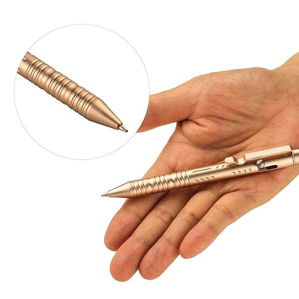 SMOOTHERPRO Bolt Action Pen - Tungsten Side, EDC Pocket Tool in Gray | 3 Color Options Available - Image 7