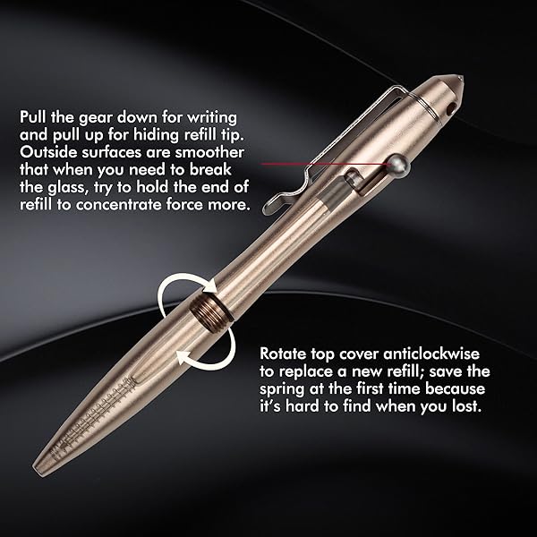 SMOOTHERPRO Bolt Action Pen - Elegant Black Ballpoint in Multiple Colors | Stylish & Practical Writing Tool - Image 4