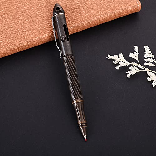 SMOOTHERPRO Solid Brass Bolt Action Pen - Heavy Duty Tungsten Pocket Pen in Bronze for Gifts & Office Use - Image 4