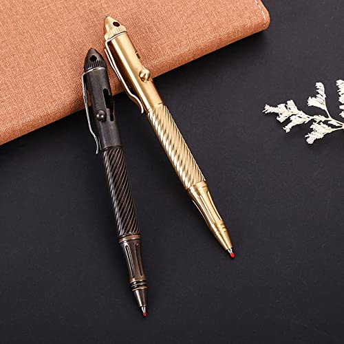 SMOOTHERPRO Solid Brass Bolt Action Pen - Heavy Duty Tungsten Pocket Pen in Bronze for Gifts & Office Use - Image 5