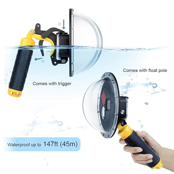 SOONSUN Dome Port for GoPro Hero 8: 147ft Waterproof Housing with Red Filter & Macro Lens for Stunning Underwater Photography - Image 10