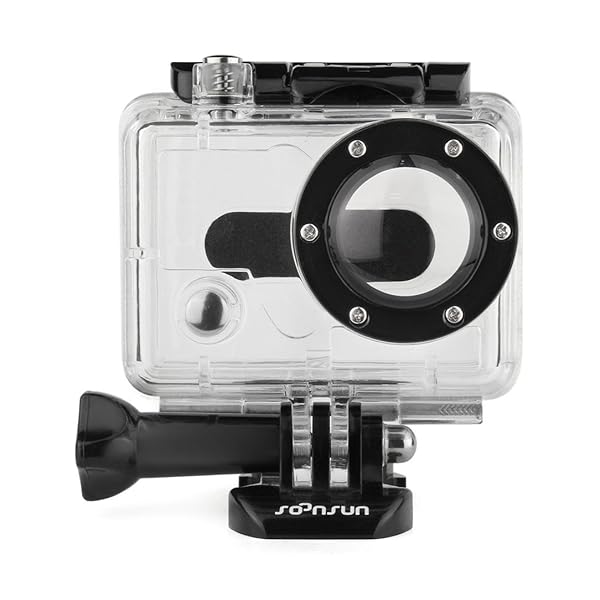 SOONSUN Waterproof Housing Case for GoPro HD Hero & Hero 2 - Ultimate Underwater Protection