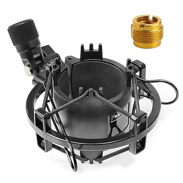 SUNMON AT2020 Shock Mount Stand for Audio Technica AT2020 AT2035 AT4040 AT2020USB ATR2500x Reduces Vibration Noise