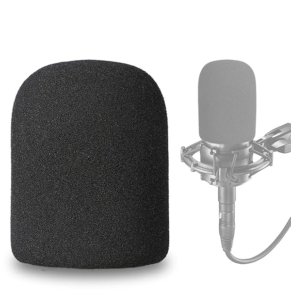 SUNMON AT2035 Windscreen Cover Mic Pop Filter Foam for Audio Technica AT2035 Microphone for Clear Sound Quality
