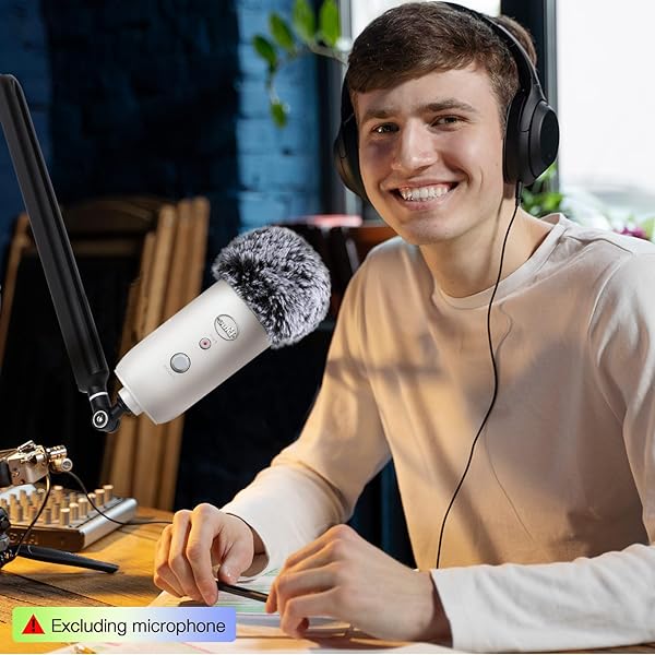 2-Pack SUNMON Blue Yeti Pop Filter & Foam Covers for USB Microphone - Ultimate Sound Quality Upgrade - Image 9