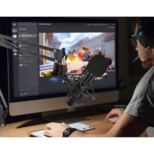 Buy SUNMON SM58 Microphone Shock Mount with Foam Windscreen & Pop Filter - Vibration & Noise Absorption for SM58-LC & SM58-CN - Image 9