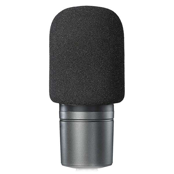 Buy SUNMON Windscreen Foam Cover for Audio-Technica AT2020 & Compatible Microphones - Black Pop Filter - Image 2
