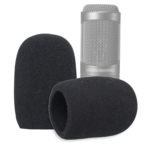 Buy SUNMON Windscreen Foam Cover for Audiotechnica AT2020 - 2 Pack Pop Filter for Studio Microphones