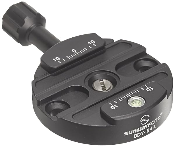 SUNWAYFOTO DDY-64iL Long Handle Disc Clamp Arca RRS Compatible 64mm for Photography Equipment