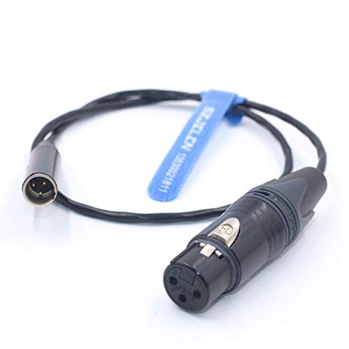 SZJELEN BMPCC 4K/6K Video Cable: 3pin Mini XLR Male to XLR Female for BMPCC 4K & Video Assist 4K/8K