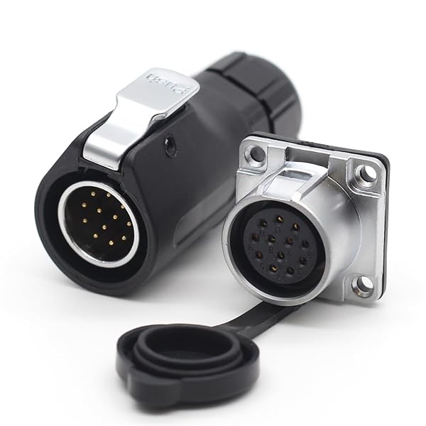 Buy SZJELEN XHP20 12Pin Industrial Power Cable Connector - Bulkhead Plug & Socket for AC/DC, Solar Charge Applications
