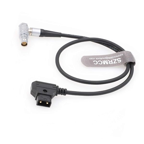 SZRMCC D-Tap to 1B 4 Pin Female Power Cable for Canon EOS Mark II C100 C200 C300 C500