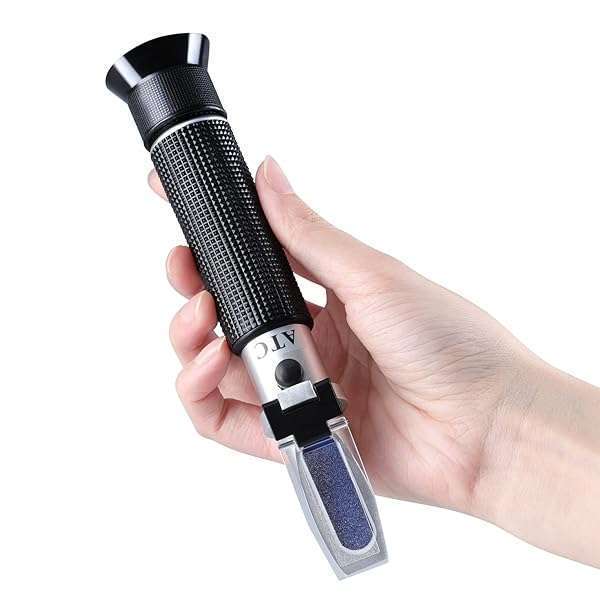 Best Salinity Refractometer for Seawater Aquariums | Dual Scale Salinity Tester 0-100 PPT & 1.000-1.070 Specific Gravity
