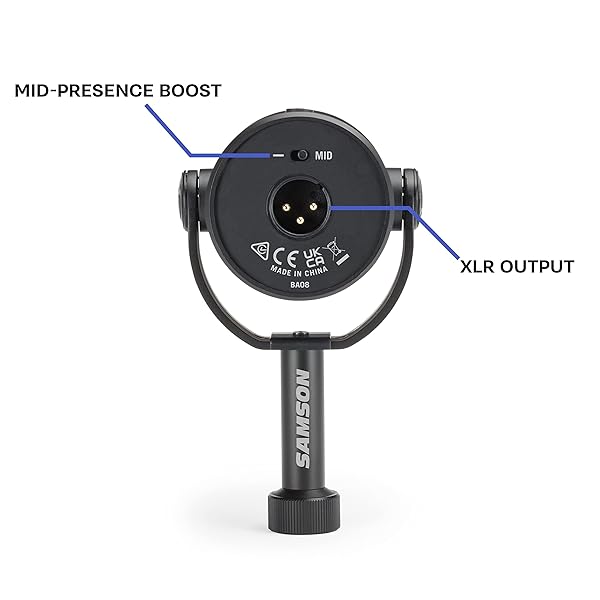 Samson Q9x Dynamic Broadcast Mic: Perfect for Podcasting, Streaming & Studio Recording - Image 5