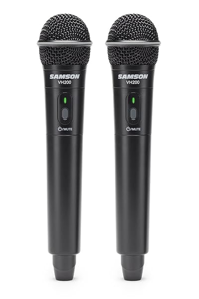 Samson Stage 200 Dual Channel Handheld VHF Wireless System with Two Q6 Dynamic Microphones for Clear Sound Performance - Image 6