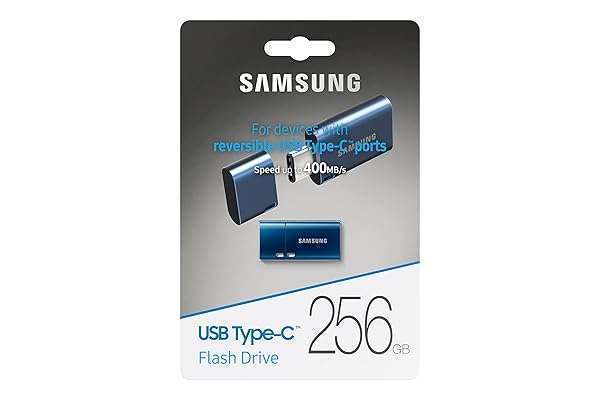 Samsung 256GB Type-C USB Flash Drive: 400MB/s Speed, Waterproof, Fast 4GB Transfers - MUF-256DA/AM - Image 3
