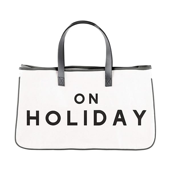 Creative Brands Large Face Canvas Tote for Holiday Adventures