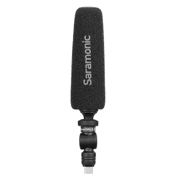 Saramonic SmartMic5 UC: Unidirectional Microphone for iPhone 15, Android & iPad - USB-C Compatible