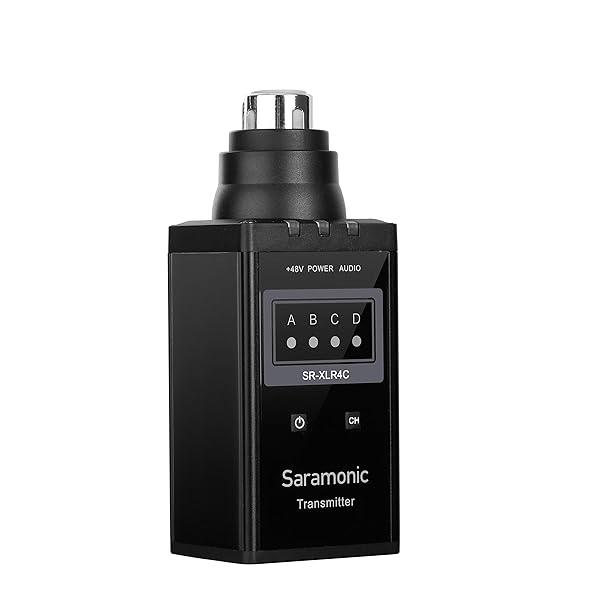 Saramonic VHF Wireless XLR Plug On Microphone Transmitter for SR WM4C Professional Video Microphone SR XLR4C