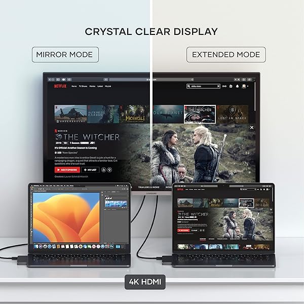 Satechi USB C Hub Pro 7-in-1 Adapter: 100W PD, 4K HDMI, USB4, for MacBook M1 M2 M3 - Midnight - Image 5