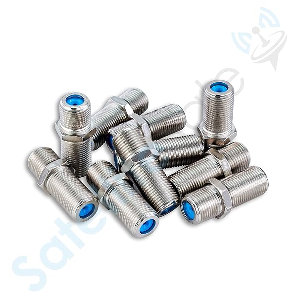 Buy SatelliteSale F81 Coaxial Barrel Connectors - 10 Pack Female to Female F-Type 3GHz Adapter Couplers - Image 6