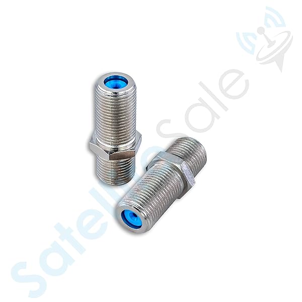 Buy SatelliteSale F81 Coaxial Barrel Connectors - 100 Pcs Female to Female F-Type 3GHz Adapter Couplers - Image 5