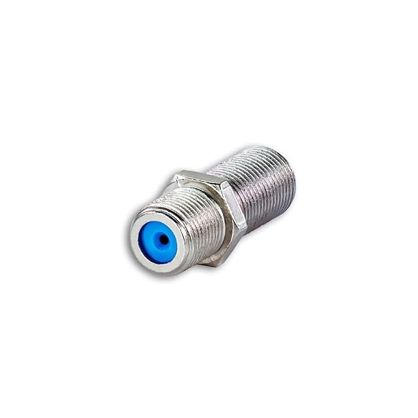 Buy SatelliteSale F81 Coaxial Barrel Connectors - 100 Pcs Female to Female F-Type 3GHz Adapter Couplers - Image 3