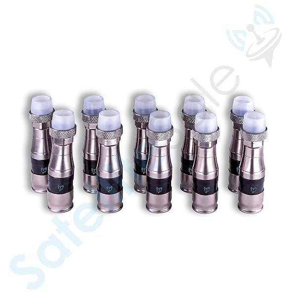 SatelliteSale Weather-Seal F-Type Connectors for RG-11 Coax Cables - Pack of 10 Indoor/Outdoor Fittings - Image 8
