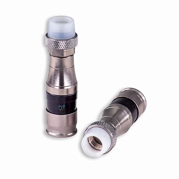 SatelliteSale Weather-Seal F-Type Connectors for RG-11 Coax Cables - Pack of 10 Indoor/Outdoor Fittings - Image 2