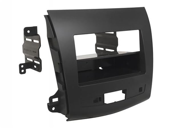 Scosche MI3015B Dash Kit for 2007-13 Mitsubishi Outlander - ISO Double DIN & DIN+Pocket, Black