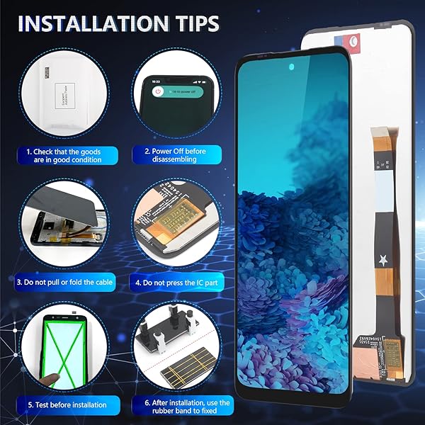 Screen for Motorola Moto G Stylus 5G 2022 Screen Replacement for Motorola G Stylus 5G 2022 XT2215 XT2215-1 XT2215DL LCD Display Touch Screen - Image 6
