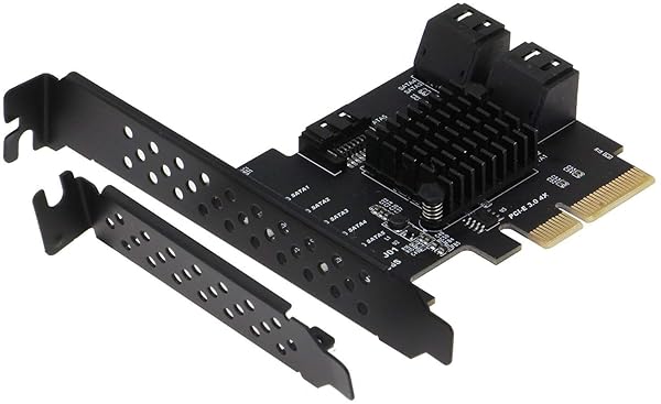 Sedna Sedna PCIe 2 x Gen III to 5 x SATA 6G Adapter Card with Software RAID Support for Enhanced Storage Solutions